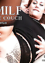 Mature.nl - Milf Celya Gets Fucked In The Ass On Her Couch